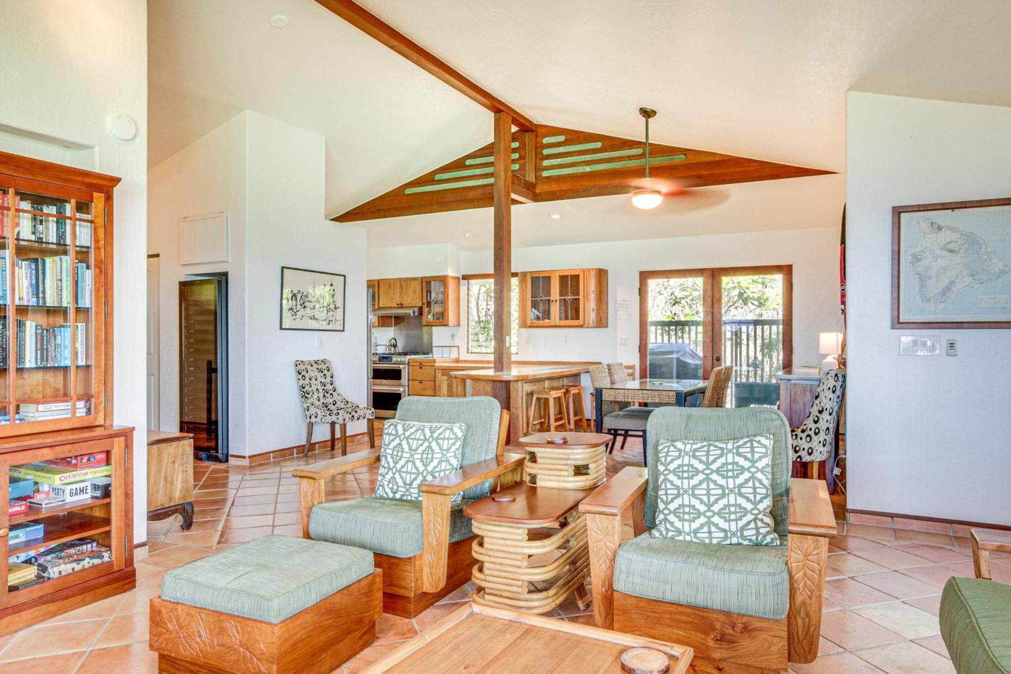 Ocean-View Bungalow Walk To Pebbles Beach! Hookena Luaran gambar